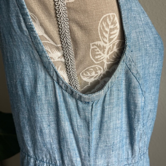 Toad & Co. Linen Linette Dress in Blue - Picture 14 of 15